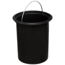 Balde MODERN azul petróleo em metal softclose 3l