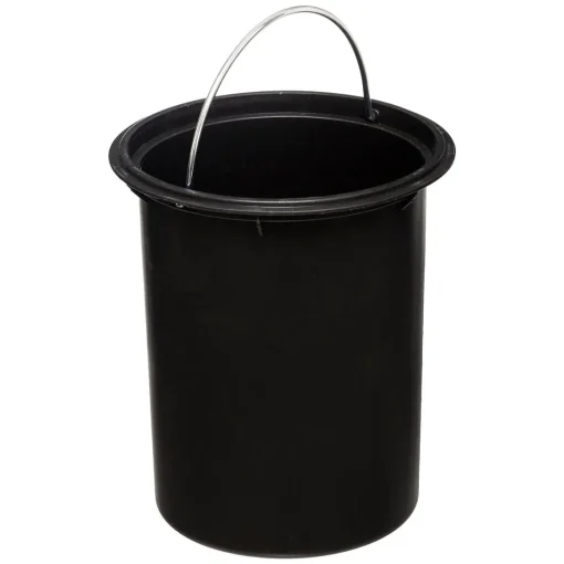 Balde MODERN branco em metal softclose 3l