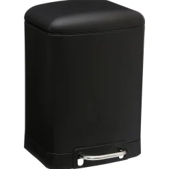 Balde wc ARIANE preto 6l