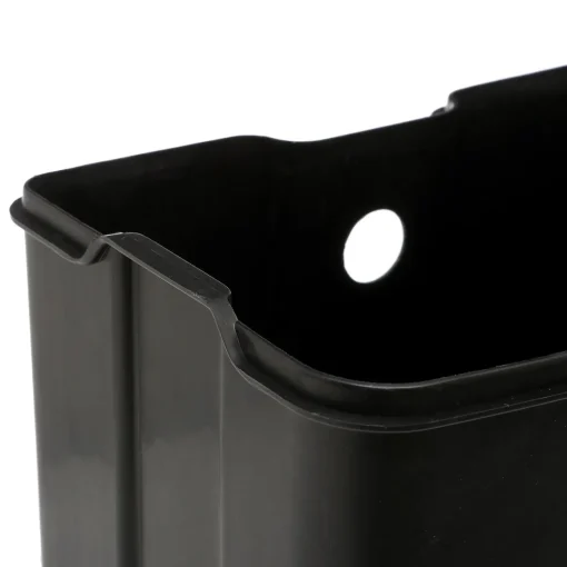 Balde wc ARIANE preto 6l
