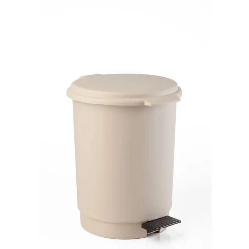 Balde wc bege com pedal 6l
