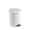 Balde wc branco com pedal 6l