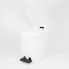 Balde wc branco com pedal 10l