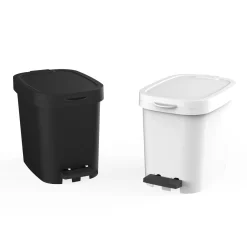 Balde wc branco com pedal 10l