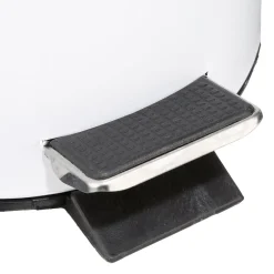 Balde wc branco metal 3l