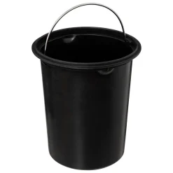 Balde wc CANVAS metal e bambu 3l