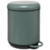 Balde wc com pedal e sistema soft close DUO verde 5l