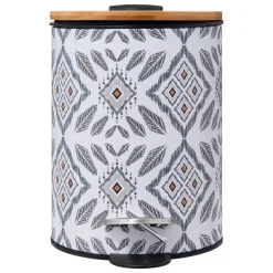 Balde wc HAPACHE metal e bambu 3l