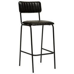 Banco de bar DARIO preto 45x53x103cm