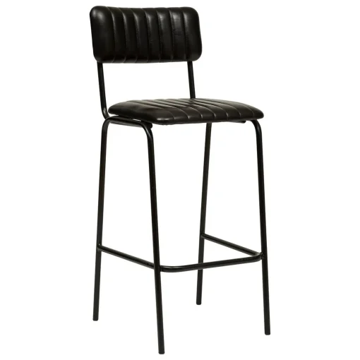 Banco de bar DARIO preto 45x53x103cm