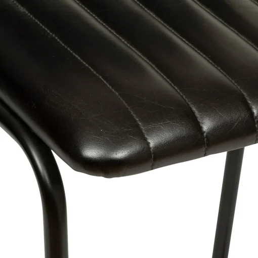 Banco de bar DARIO preto 45x53x103cm