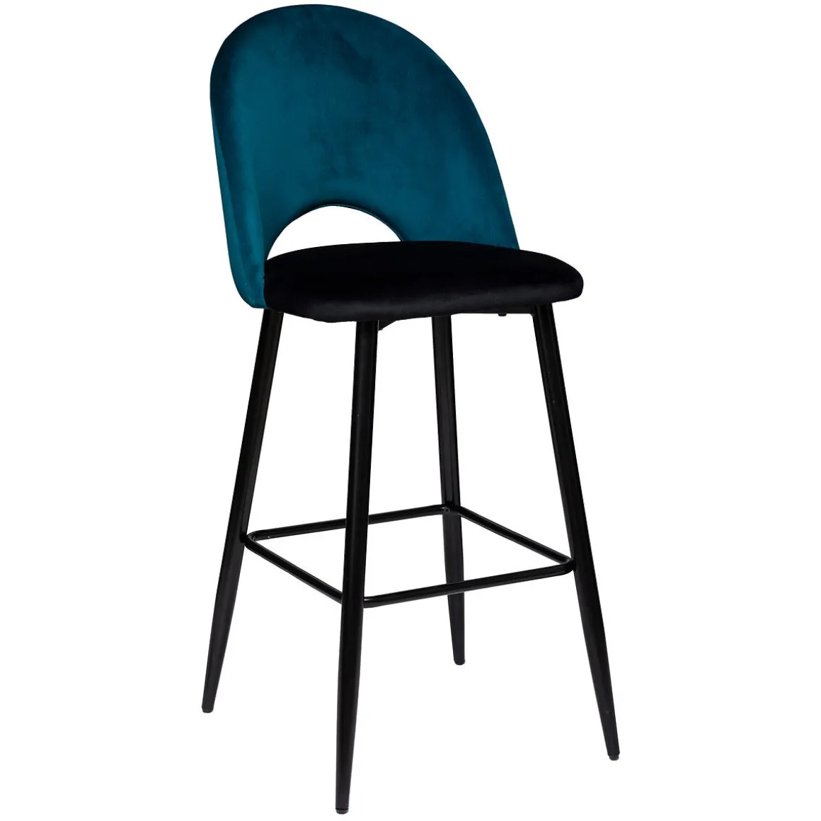 Banco de bar KARA azul 49x58,5x110cm