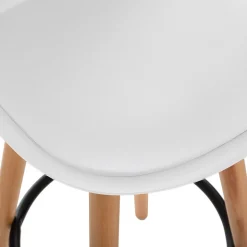 Banco de bar LAKA branco