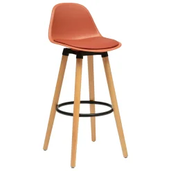Banco de bar MAXON terracotta 91,5x43x39,5cm