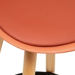 Banco de bar MAXON terracotta 91,5x43x39,5cm