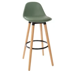 Banco de bar MAXON verde caqui