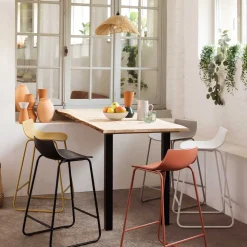 Banco de bar OTAC cinza