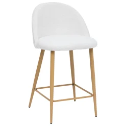 Banco de bar SLANO branco 52x49x89cm