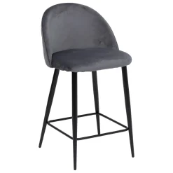 Banco de bar SLANO cinza 52x49x89cm