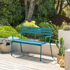 Banco de jardim GREENSBORO azul