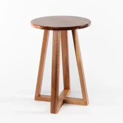 Banco wc em madeira acácia 43cm