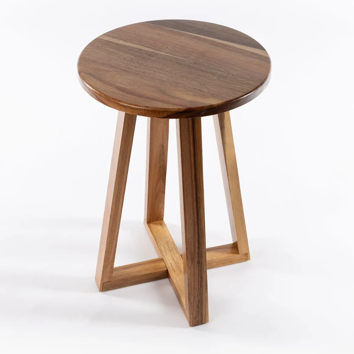 Banco wc em madeira acácia 43cm