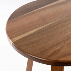 Banco wc em madeira acácia 43cm