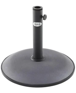 Base para guarda-sol cinza em betão