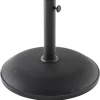 Base para guarda-sol preto