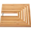 Base para quentes extensível em bambu