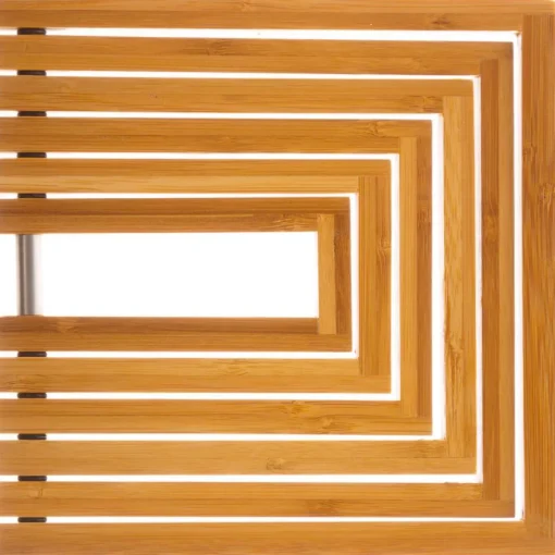 Base para quentes extensível em bambu