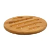 Base redonda em bambu 18cm