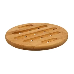 Base redonda em bambu 18cm
