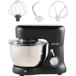Batedeira PETRA preta com taça 1300w