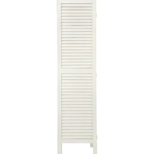 Biombo de madeira branco