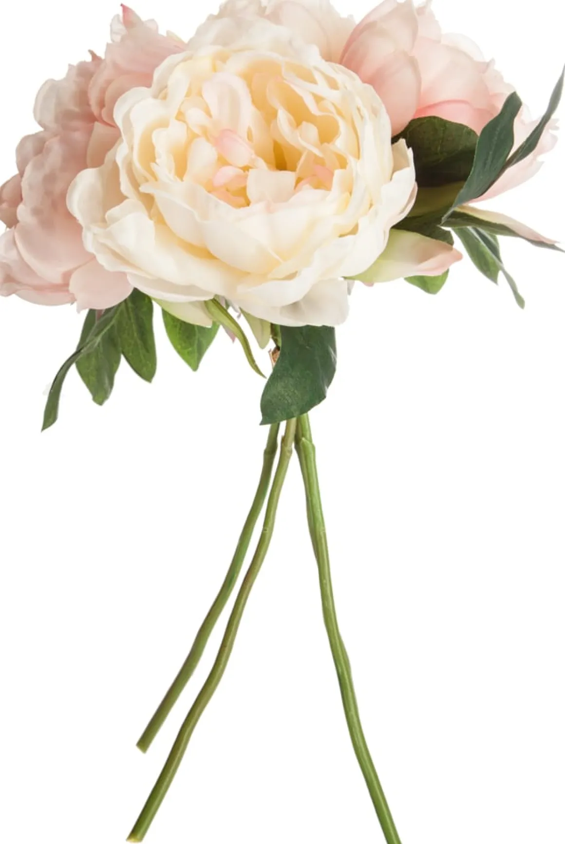 Bouquet com 4 peónias cor rosa