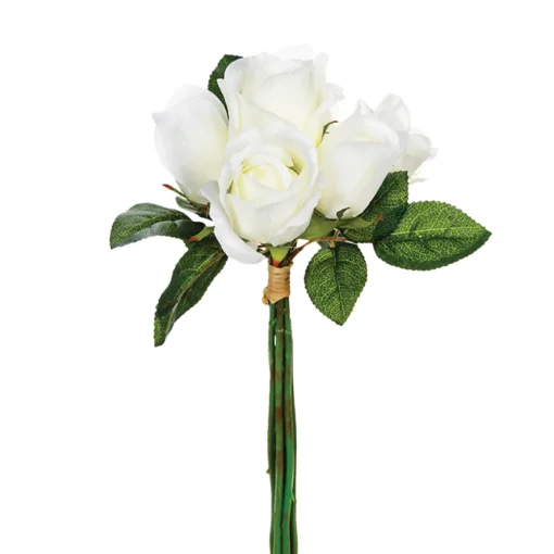Bouquet com 7 rosas brancas