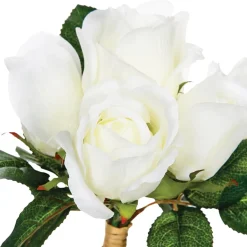 Bouquet com 7 rosas brancas