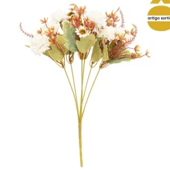 Bouquet com flores artificiais pery 33cm