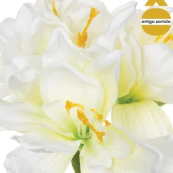 Bouquet de 6 amarilis 31cm