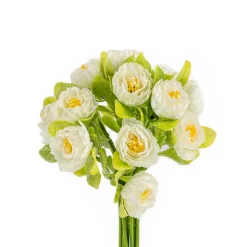 Bouquet de 15 camélias brancas