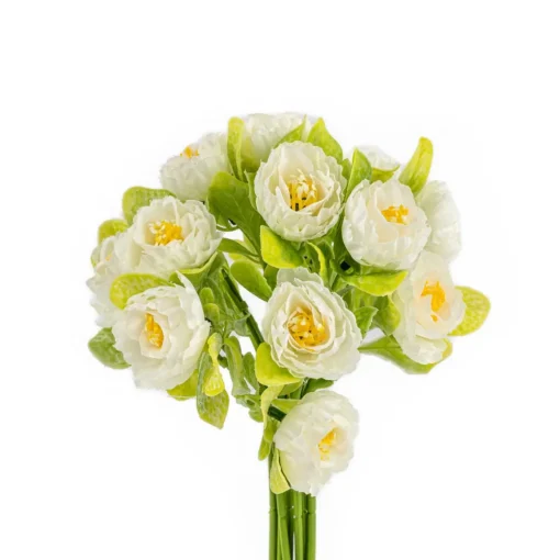 Bouquet de 15 camélias brancas