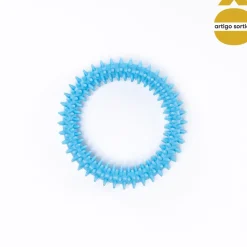 Brinquedo aro em silicone para animal 12cm