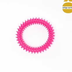 Brinquedo aro em silicone para animal 12cm