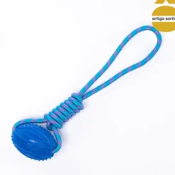 Brinquedo corda em silicone para cão 35cm