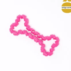 Brinquedo osso em silicone para cão