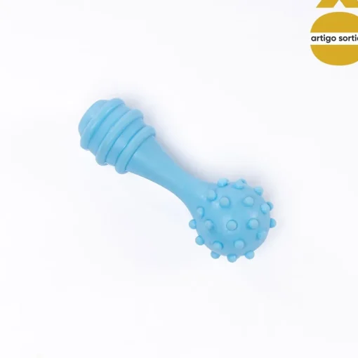 Brinquedo osso para cão em silicone 12cm