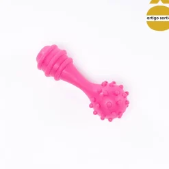 Brinquedo osso para cão em silicone 12cm