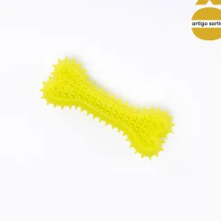 Brinquedo osso para cão em silicone 15cm