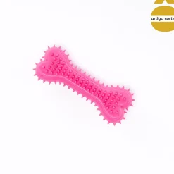 Brinquedo osso para cão em silicone 15cm